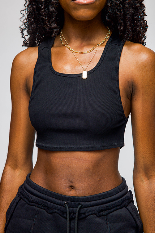 Base Layer Cropped Tank